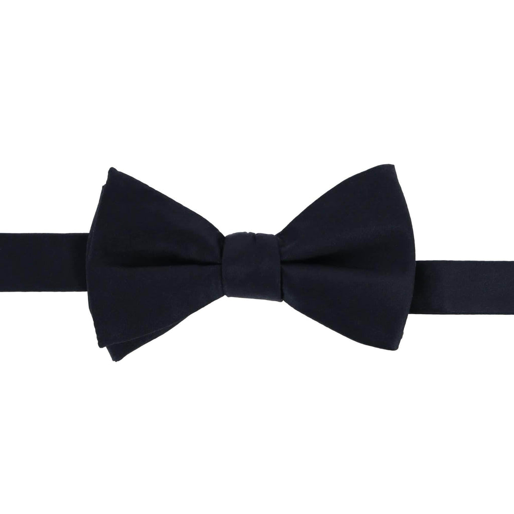 Trafalgar Sutton Solid Color Silk Bow Tie Bowtie- Ledbury