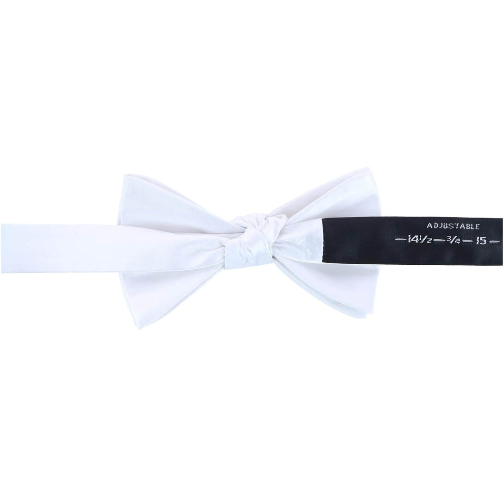 Trafalgar Sutton Solid Color Silk Bow Tie Bowtie- Ledbury