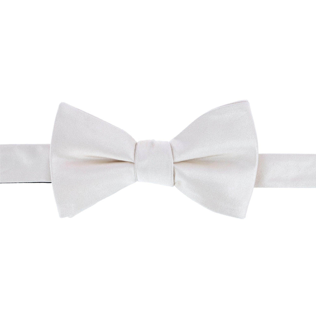 Trafalgar Sutton Solid Color Silk Bow Tie Bowtie- Ledbury