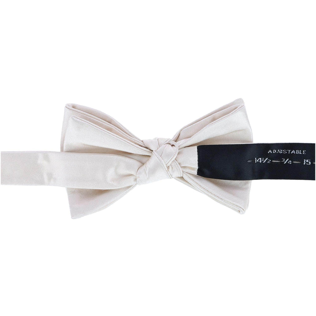 Trafalgar Sutton Solid Color Silk Bow Tie Bowtie- Ledbury