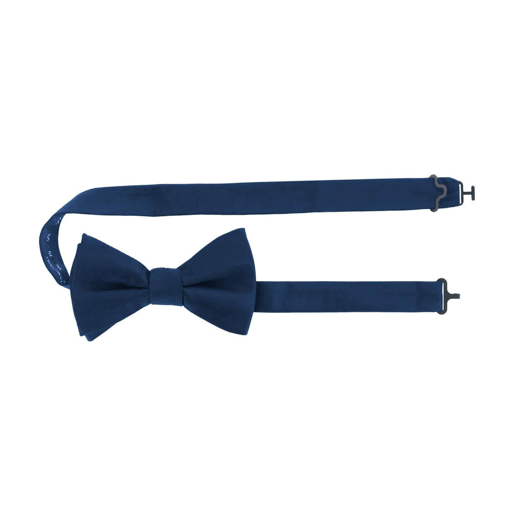 Trafalgar Sutton Solid Color Silk Bow Tie Bowtie- Ledbury