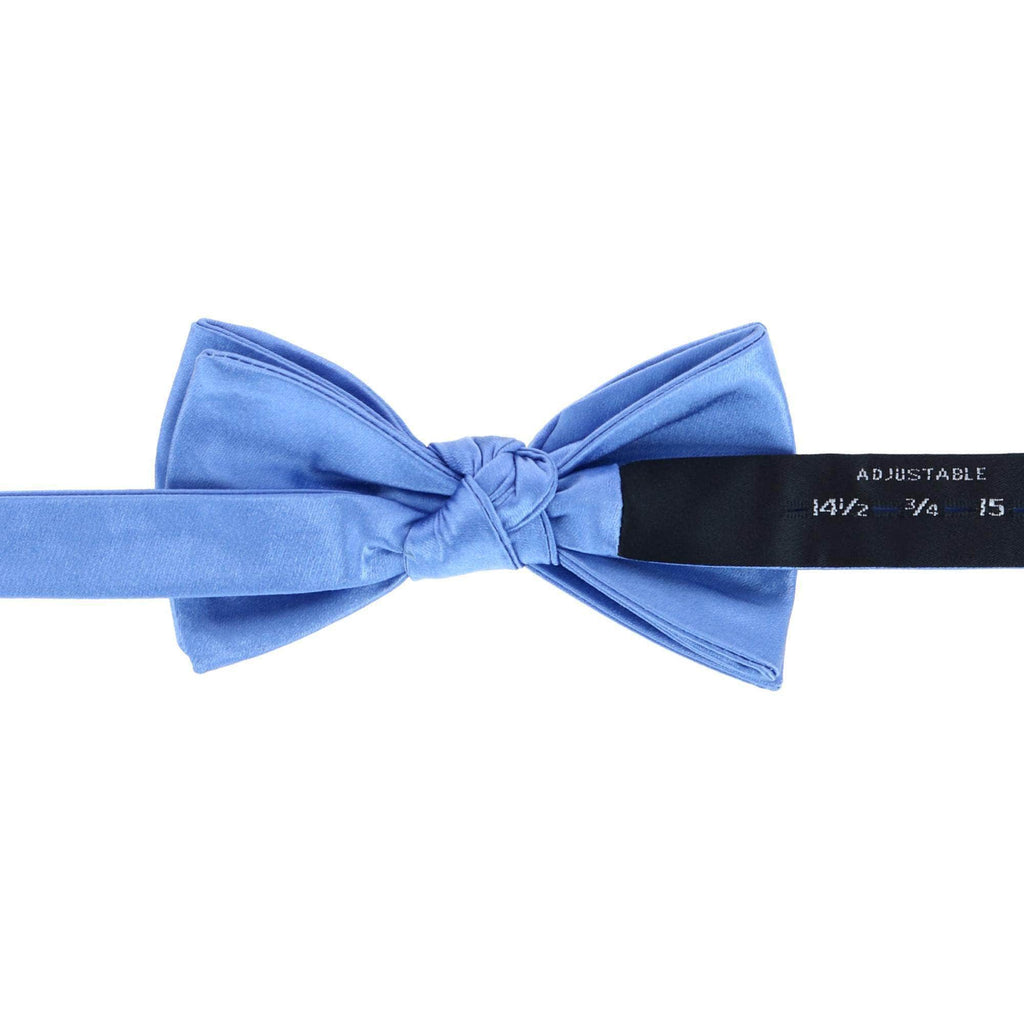 Trafalgar Sutton Solid Color Silk Bow Tie Bowtie- Ledbury