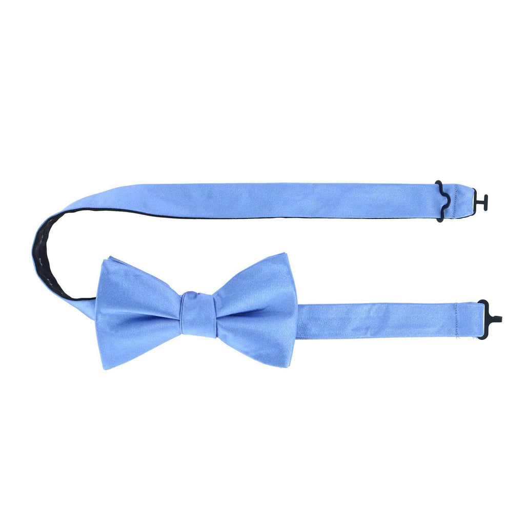 Trafalgar Sutton Solid Color Silk Bow Tie Bowtie- Ledbury