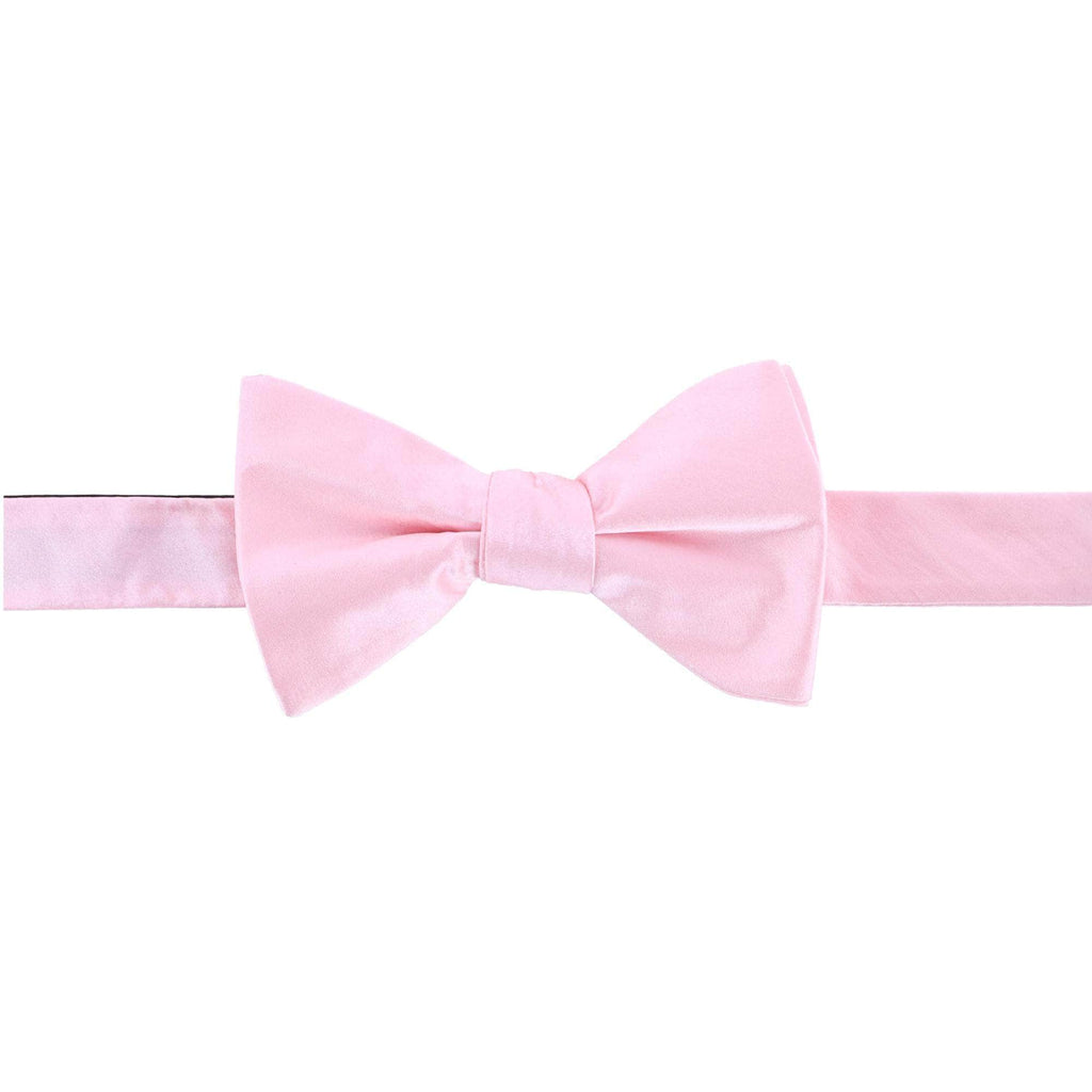 Trafalgar Sutton Solid Color Silk Bow Tie Bowtie- Ledbury