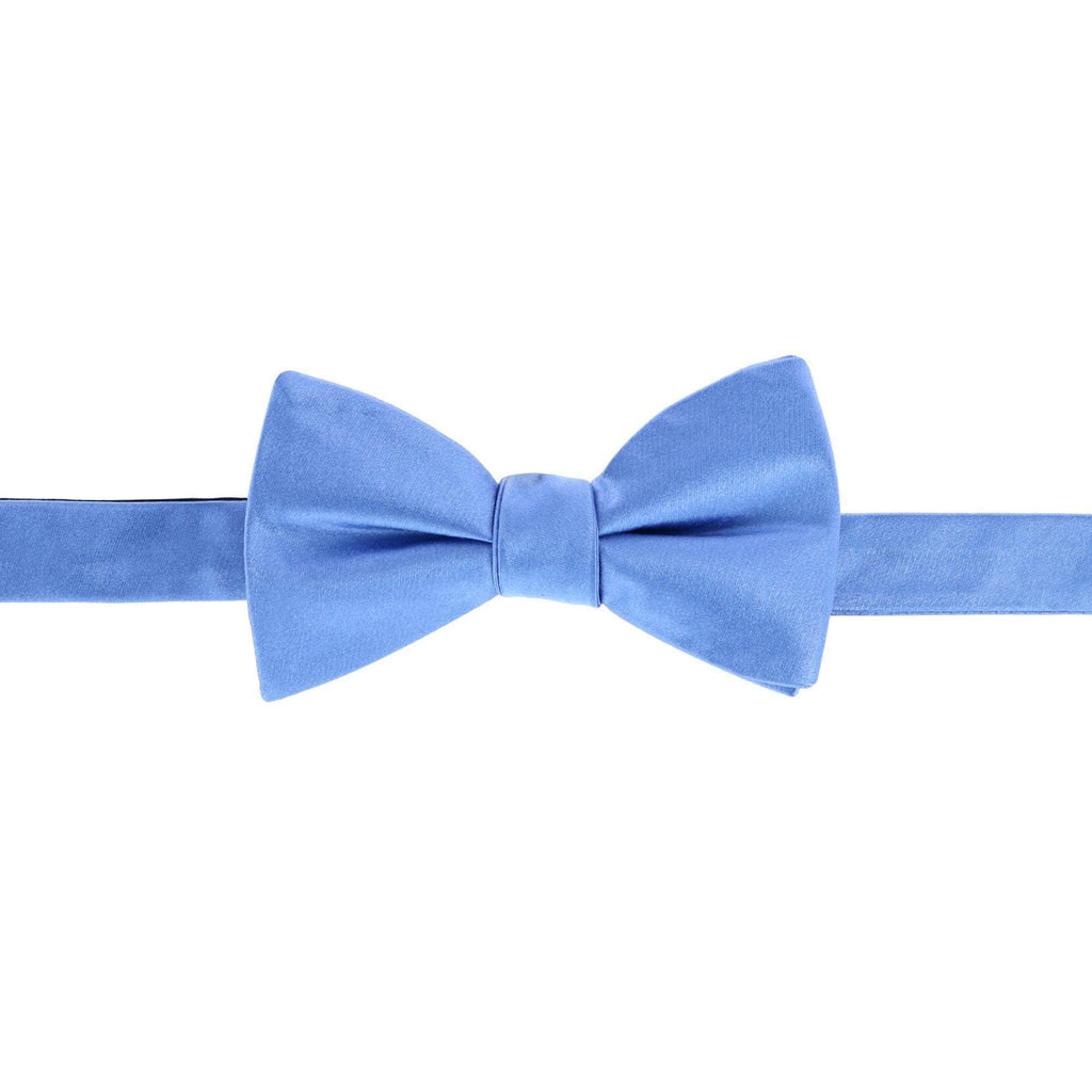 Trafalgar Sutton Solid Color Silk Bow Tie Bowtie- Ledbury