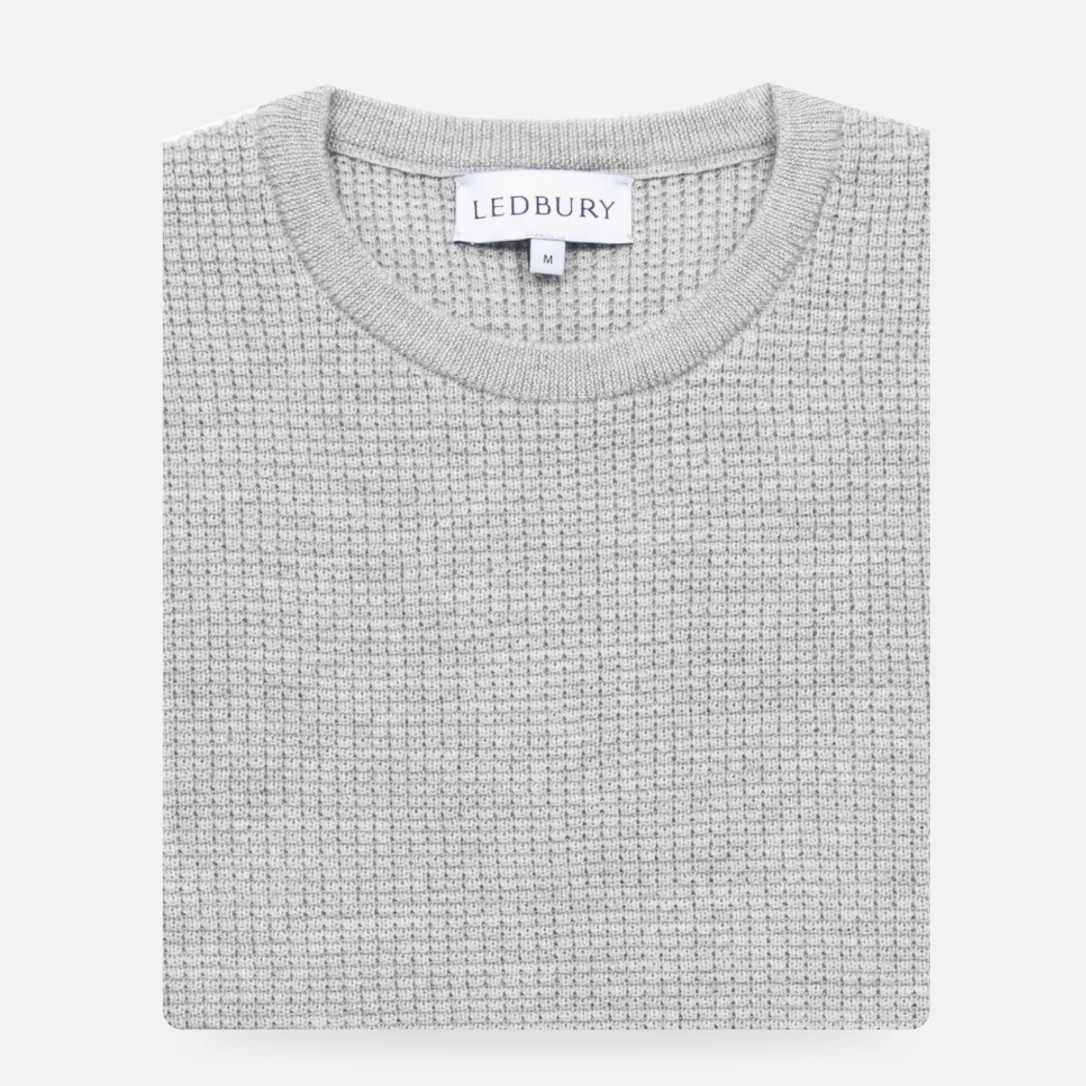 The Light Grey Heather Walden Thermal Crew Sweater