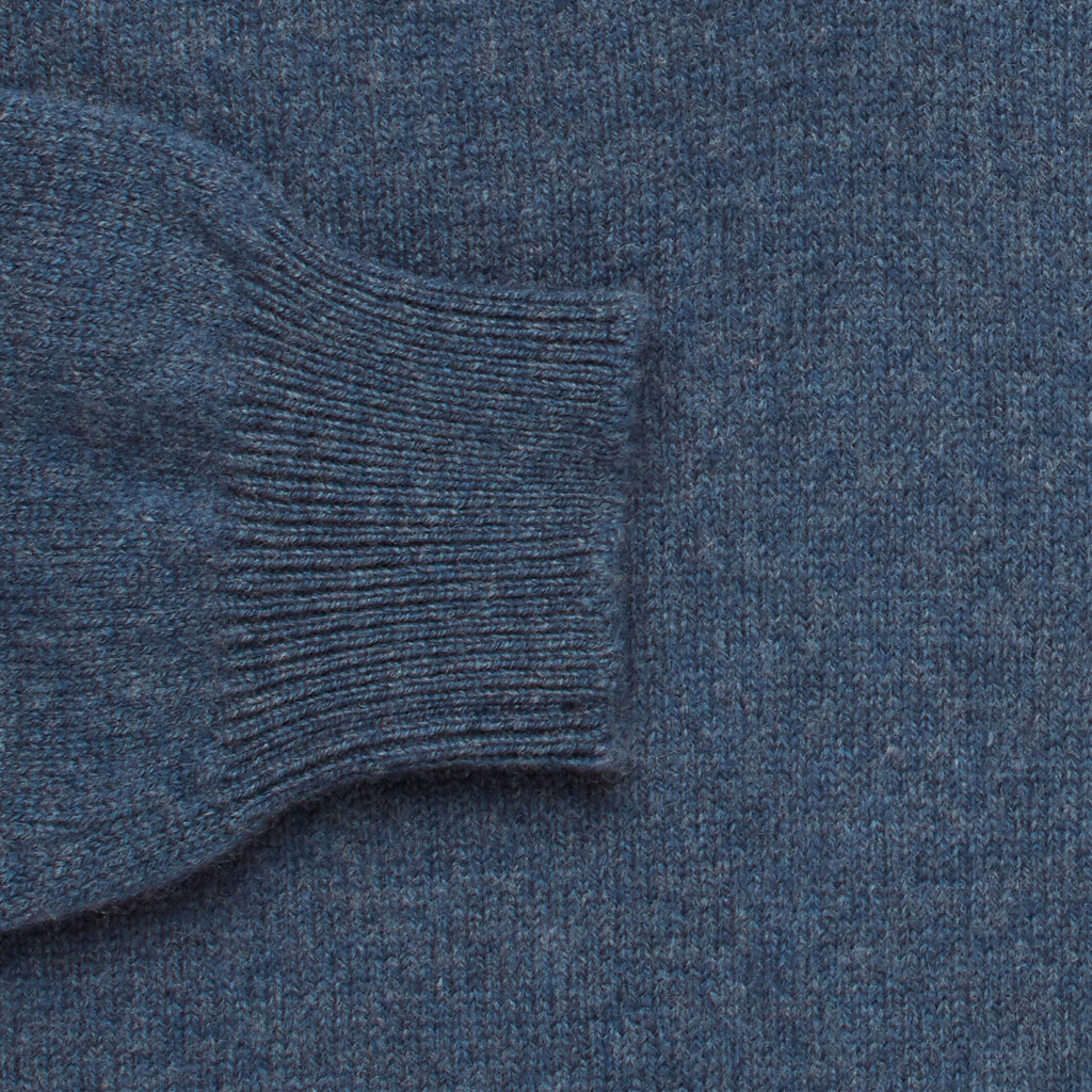 The Blue Heather Brewer Mock Neck Sweater – Ledbury