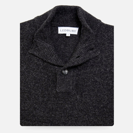 The Dark Grey Brewer Mock Neck Sweater – Ledbury