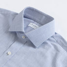 The Blue Hucks Chambray Custom Shirt Custom Dress Shirt- Ledbury