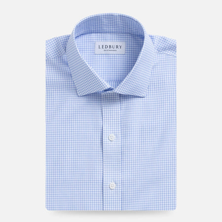 The Blue Kent Gingham Custom Shirt – Ledbury