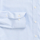 The Sky Blue Owen Check Custom Shirt Custom Dress Shirt- Ledbury