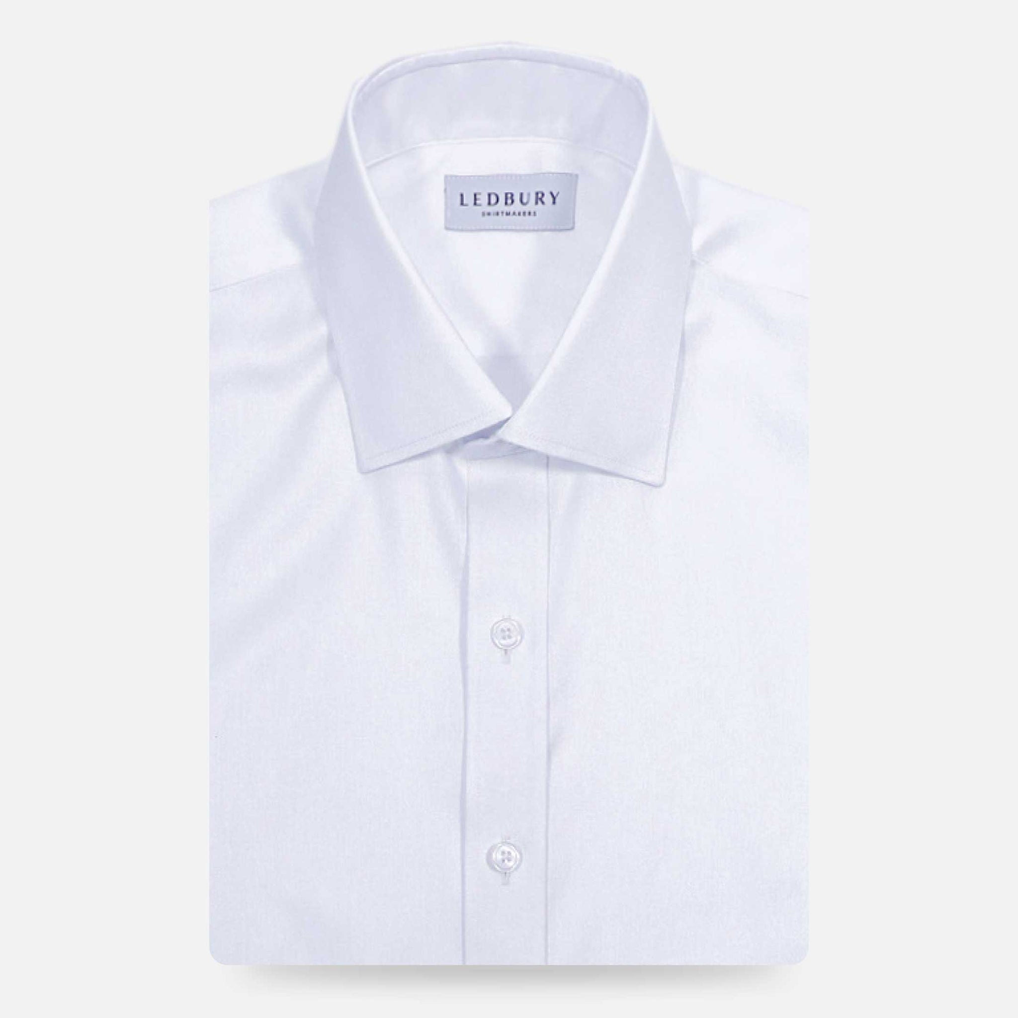 The White Sullivan Non Iron Fine Twill Custom Shirt
